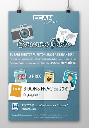 Affiche concours-photo ECAM Rennes