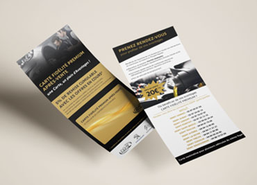 Flyer carte fidélité APV