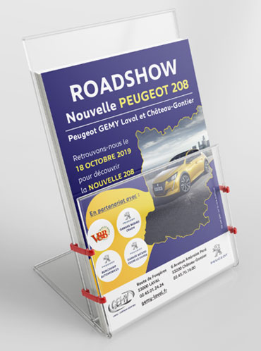 Flyer Roadshow Peugeot 208